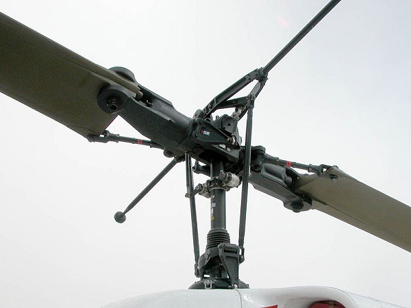  Rotor do helicóptero Bell 212/HH-1N. 